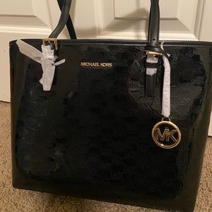 Brand New Michael Kors Patent Leather Tote Bag!